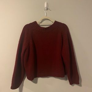 Burgundy Sweater
